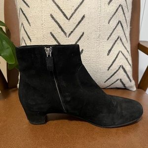 Eileen Fisher Key Suede Booties